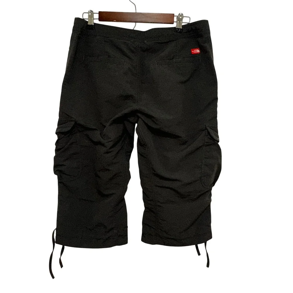 The North Face Cargo Capri Pants Womens 10 Gray Outdoor Hiking Utility - Picture 1 of 10